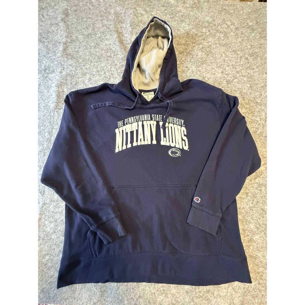 Champion Penn State Nittany Lions Hoodie Sweatshirt Collegiate Navy 2XL